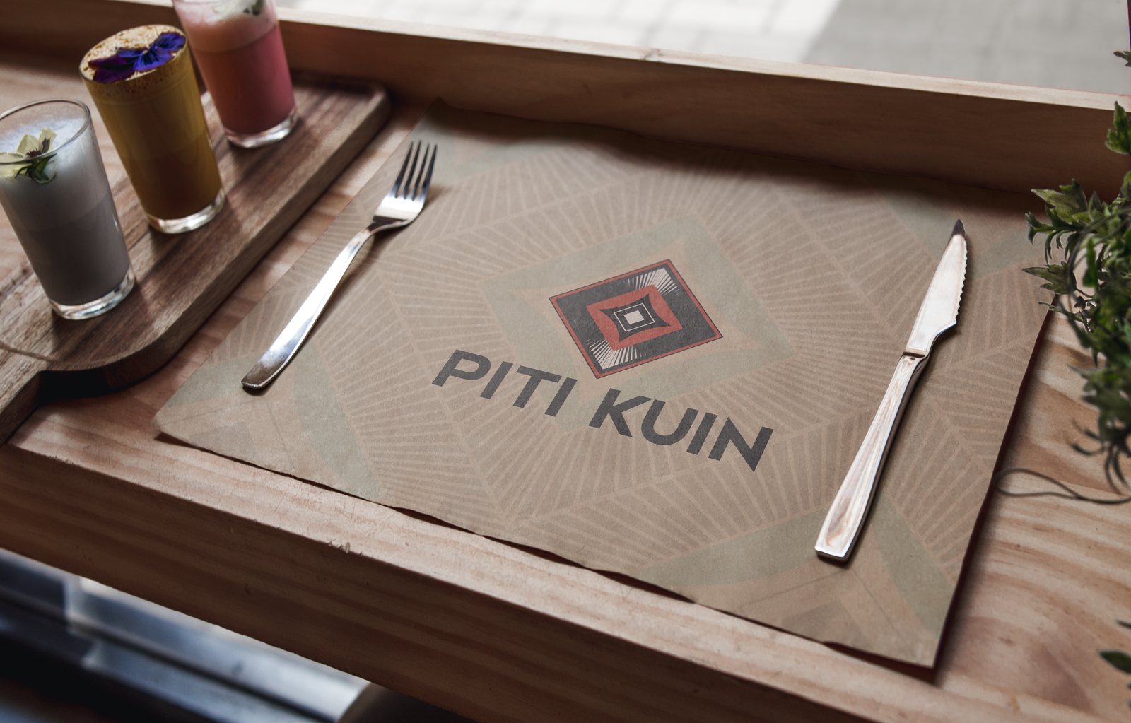 Identidade visual Restaurante Piti Kuin